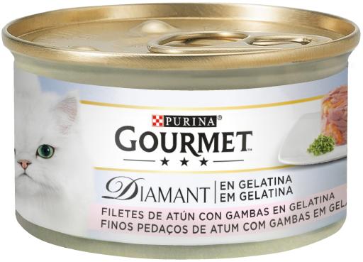 Diamant Mini Filetes de Atún con Gambas en Gelatina Diamant Mini Filetes de Atún con Gambas en Gelatina