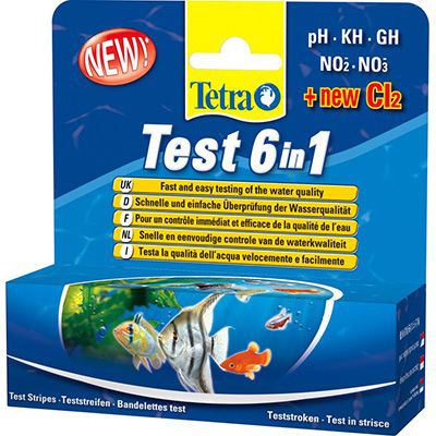 Tetra test de agua 6 en 1 Tetra test de agua 6 en 1