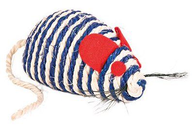 Juguete para gatos ratón de sisal con catnip Juguete para gatos ratón de sisal con catnip