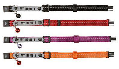 Collar para gatos reflectante con portadirecciones Collar para gatos reflectante con portadirecciones