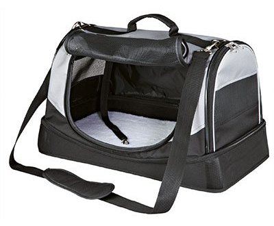 Bolsa transportín Holly negro y gris Bolsa transportín Holly negro y gris