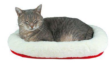 Cama para gatos acolchada y reversible Cama para gatos acolchada y reversible