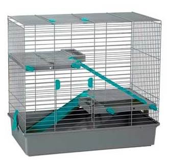 Jaula para conejo y cobaya 974 Gris Jaula para conejo y cobaya 974 Gris