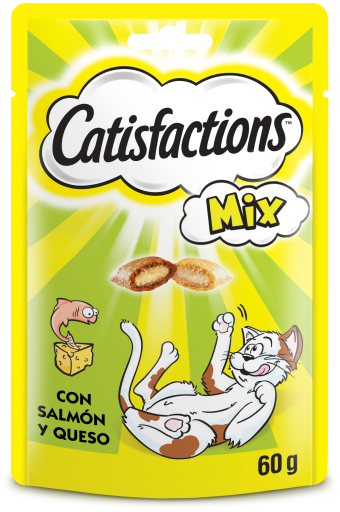 Premios para Gatos Sabor Mixto de Queso y Salmón Premios para Gatos Sabor Mixto de Queso y Salmón