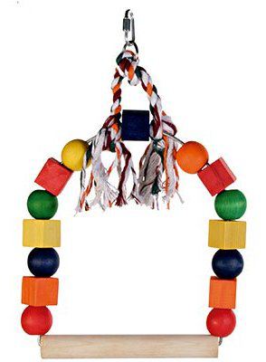 Columpio para pájaros Arco de colores Columpio para pájaros Arco de colores