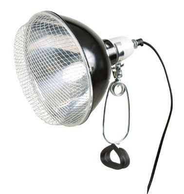 Reflector con abrazadera para lámpara Reflector con abrazadera para lámpara