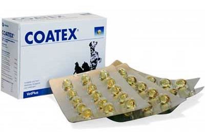 Coatex para el Pelo y la Piel en Perros y Gatos en Cápsulas Coatex para el Pelo y la Piel en Perros y Gatos en Cápsulas