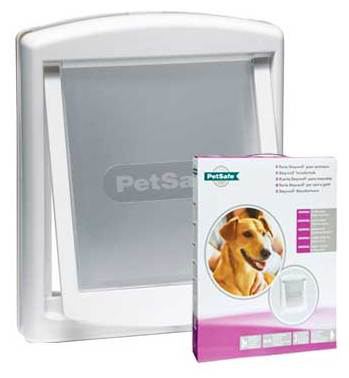 Puerta para perros medianos blanca Staywell 740 Puerta para perros medianos blanca Staywell 740