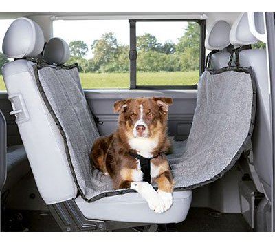 Funda para asientos de coche borreguillo gris 1.45 x 1.60 m Trixie