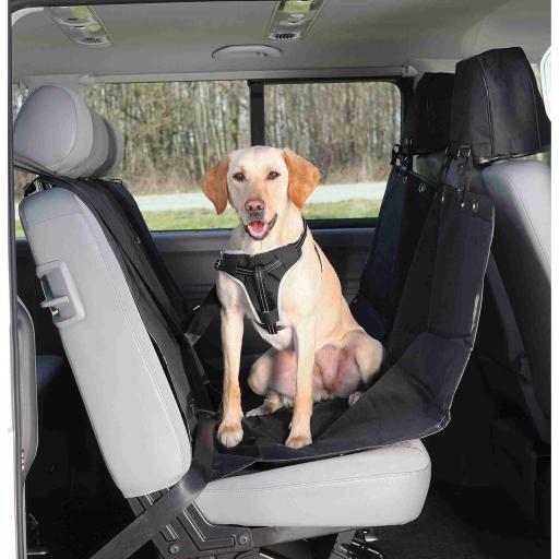 Funda para asientos de coche nylon negro 1.45 x 1.60 m Trixie