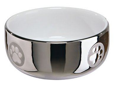 Bol para gatos de cerámica plata Bol para gatos de cerámica plata