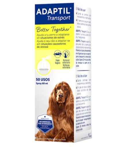 Spray especial viajes para perros 60 ml Adaptil