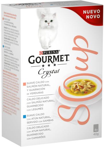 Crystal Soup Multipack: Salmón y Verduras , Atún y Gambas Crystal Soup Multipack: Salmón y Verduras , Atún y Gambas