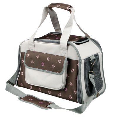 Bolsa transportín Libby taupe y gris 5 KG Trixie