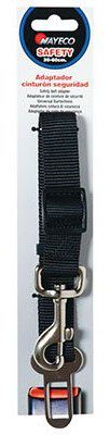 Adaptador cinturón de seguridad para perros (Negro) 30-60x2 cm Nayeco