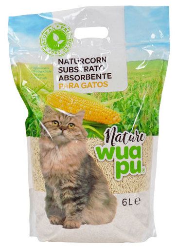 Sustrato Absorbente Natural para Gatos Naturcorn Sustrato Absorbente Natural para Gatos Naturcorn