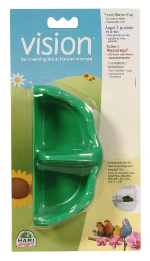 Tazas para Semillas y Agua Verde Tazas para Semillas y Agua Verde