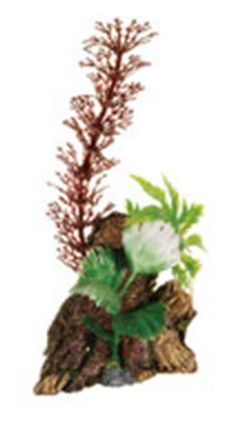 Deco Wood Tronco con Plantas Pequeño Deco Wood Tronco con Plantas Pequeño