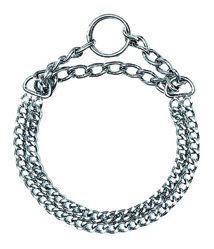 Collar doble cadena Para Perros 65cm x 2.5mm Freedog