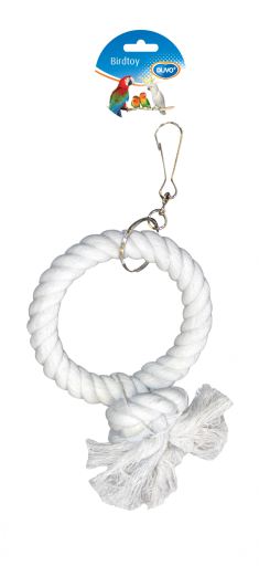 Juguete para Loros Cuerda con 1 Anillo Juguete para Loros Cuerda con 1 Anillo