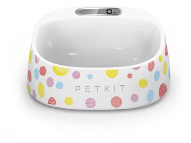 Comedero de Porcelana para Gatos Pompones Comedero de Porcelana para Gatos Pompones