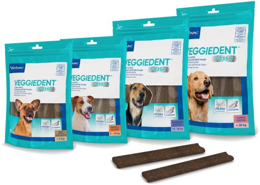 VeggieDent Fresh para Problemas Bocudentales en Perros VeggieDent Fresh para Problemas Bocudentales en Perros