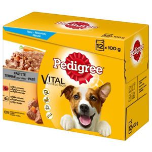 Peté Vital Protection Buey y Pollo 12x100gr Peté Vital Protection Buey y Pollo 12x100gr