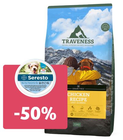 + Traveness Grain Free Chicken Recipe 12 Kg + Traveness Grain Free Chicken Recipe 12 Kg