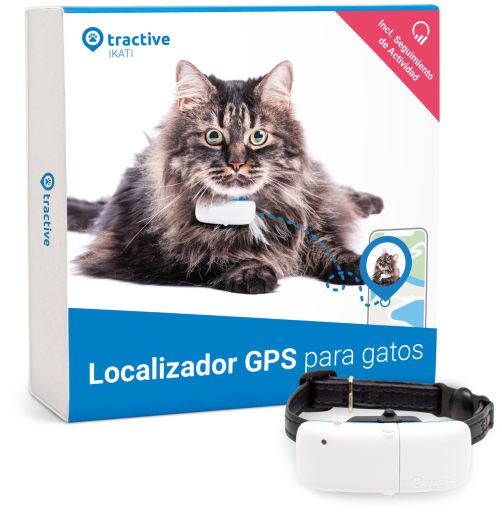 Collar GPS para gatos de Tractive - rastreo de ubicación y seguimiento de actividad Collar GPS para gatos de Tractive - rastreo de ubicación y seguimiento de actividad
