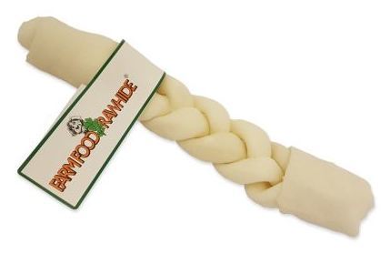 Snack de Higiene Dental Trenza de Cuero Crudo para Perros Snack de Higiene Dental Trenza de Cuero Crudo para Perros