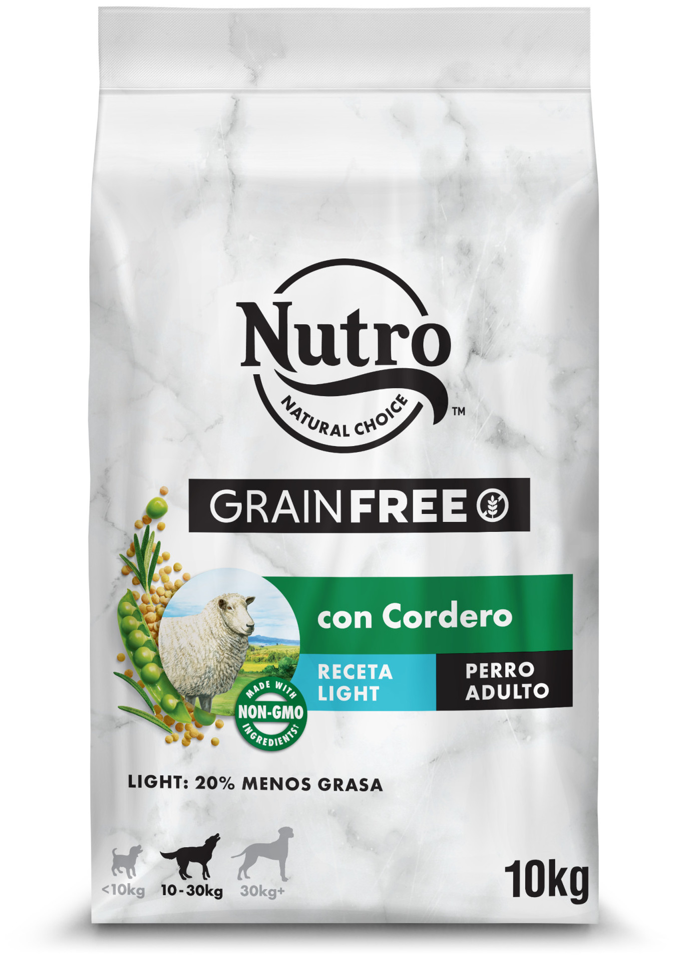 Pienso Natural para Perros Medianos Grain Free Light de Cordero