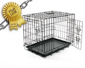 Jaula Perro Metalica Negra 2 Puertas Jaula Perro Metalica Negra 2 Puertas